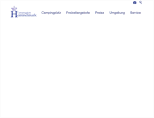 Tablet Screenshot of ostsee-camping-hemmelmark.de